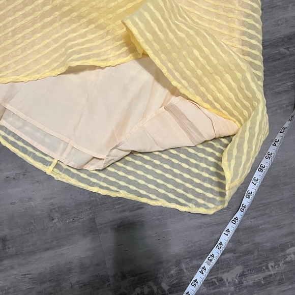 Sister Jane Yellow Puff Sleeve Mini Dress Size Small - Picture 10 of 12